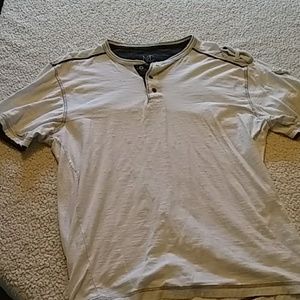 Men's white shear tee